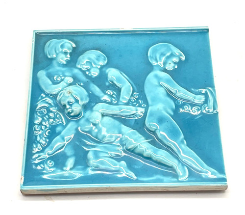 Antike wandfliese jugendstil - antike,