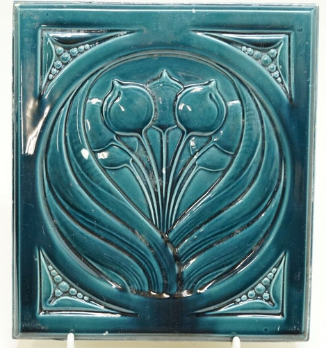 Antike jugendstil ofenplatte - jugendstil,